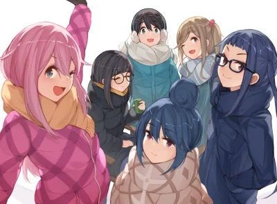 bakayarou - #randomanimeshit #yurucamp #nadeshikokagamihara #rinshima #aoiinuyama #ch...