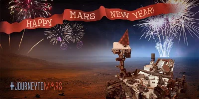 SchrodingerKatze64 - Szczęśliwego Marsjańskiego Nowego Roku dla łazika Curiosity ( ͡°...