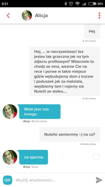 chams - Mirki dobrze to robię ??:D

#podrywajzwykopem #tinder ##!$%@? #niemoje