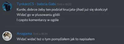 T.....y - O tym samym dzisiaj rozmawialiśmy XD