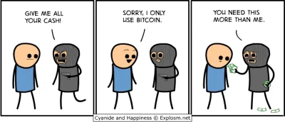 zMazur - #humor #humorobrazkowy #cyanideandhappiness #bitcoin