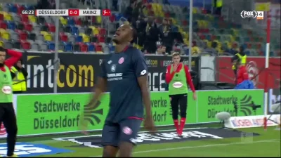 nieodkryty_talent - Fortuna Dusseldorf 0:[1] Mainz - Jean-Philippe Mateta
#mecz #gol...
