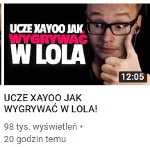 xetrian - kiedy twój kanał umiera
#leagueoflegends #xayoo #polskiyoutube