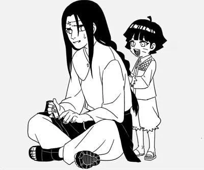 k.....i - #randomanimeshit #animeart #neji #hyuga #himawari #uzumaki #naruto #anime