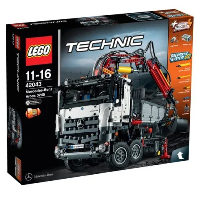 HinskiBajkovnik - na merlinie niezla promka #lego #technic Mercedes Benz Arocs - tylk...