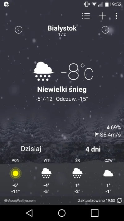 A.....o - Ziiiiimno dziś :(
#pogoda #Białystok
