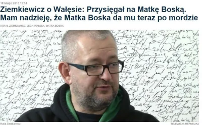 Poro6niec - @Meritum: dokładnie, to jest właśnie taka wybiórczość i interpretowanie j...