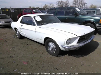 BLKauto - Mirki, Mustang z 1967 roku do remontu, ale w całkiem przyzwoitym stanie za ...
