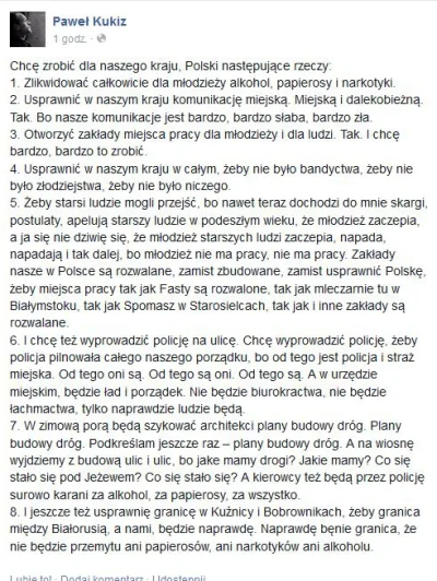 D.....a - Kukiz opublikował program wyborczy Ruchu Obywatelskiego.

#kukiz #korwin ...