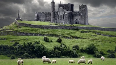 enforcer - Rock of Cashel - twierdza znajdująca się w Cashel, (hrabstwo Tipperary, Ir...