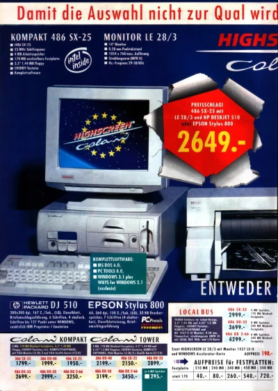 garniturowiec - Trochę nostalgłem:) mój pierwszy komputer w życiu, Vobis Highscreen 4...