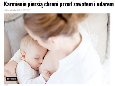 bioslawek - Karmienie piersią chroni przed zawałem i udarem

Wydłuża się lista korz...