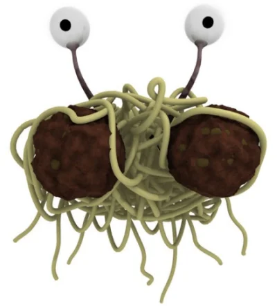 wojciechwojciech - @Tichy: Ja tam widzę latającego potwora spaghetti