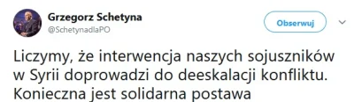 dr_gorasul - #syria 
Deeskalacja według Schetyny, więcej bomb, więcej ognia.