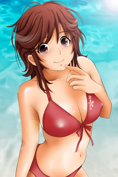 Czokolad - #randomanimeshit #amagami #rihokosakurai #swimsuit