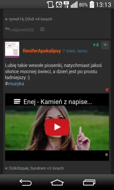 M.....k - @ReniferApokalipsy: widzę, że jesteś znawcą dobrej muzyki xD