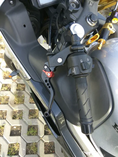 11mariom - #motocykle no w końcu zmieniłem klamki na krótkie ;)