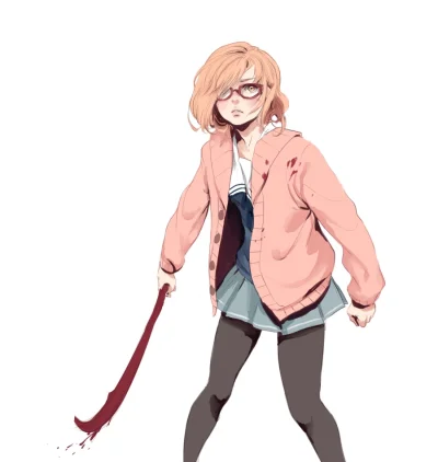 x.....c - #randomanimeshit #miraikuriyama #kyoukainokanata #meganekko