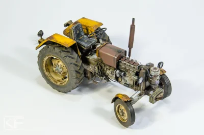 ediacz - Ursus C-360, z kartonu w skali 1:25.
Można się pastwić.

#modelarstwo #mo...