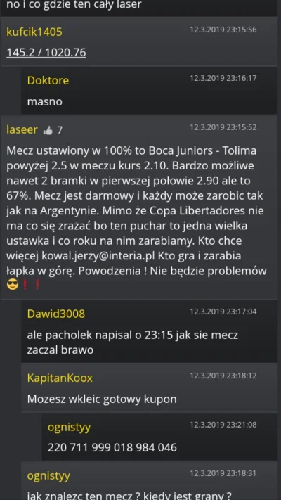 Merode - Co o tym sądzicie?

60 min 3-0 Boca

#bukmacherka