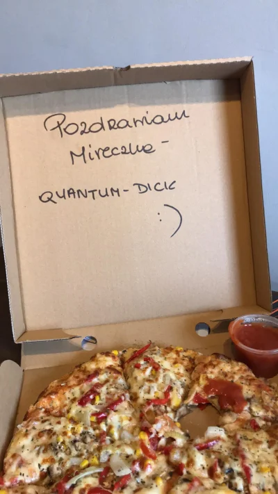 Gamec - Polecam Mireczka @QUANTUM-DICK , kupił mi pizzę ( ͡° ͜ʖ ͡°) #gownowpis