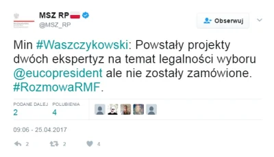 pk347 - Waszczu Dyplomacji znowu przemowil - cos na zasadzie: "Zaciagalem sie ale nie...