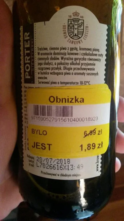 brydrzysta - #polak #piwo #cebula ( ͡° ͜ʖ ͡°)
Ostatnia butelka w sklepie ( ͡° ͜ʖ ͡°)...