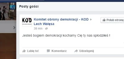 zartysieskonczyly - #KOD napisał do #lechwalesa na #facebook ( ͡° ʖ̯ ͡°)

#rakconte...