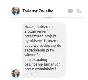 moby22 - @xniorvox: Tak odpowiadał członkom StopACTA2, którzy prosili go o głosowanie...