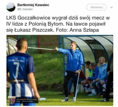LeBron_ - Piszczu na meczu IV-ligowego LKS-u Goczałkowice z Polonią Bytom

#sport #...