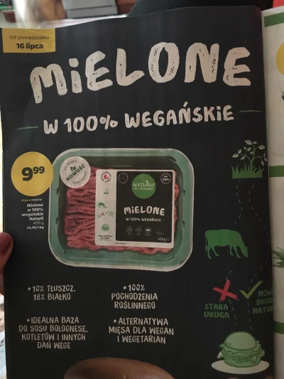 nvtvlia - 100% mięsa dla wegan w Netto #weganizm #wege #heheszki #netto