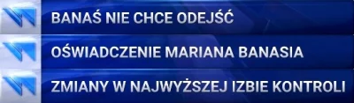 FlasH - @Jagoda-: To są wszystkie paski poświęcone Banasiowi i NIK od czasu reportażu...