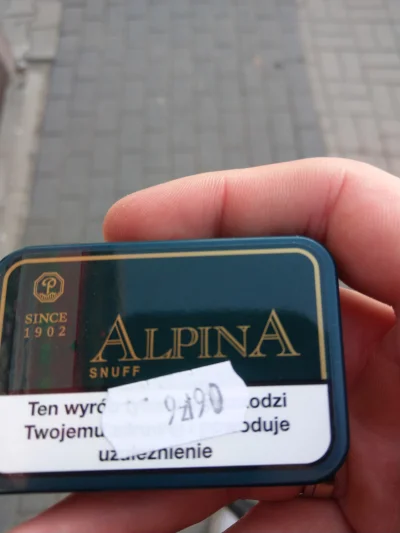 Opas - @tanioinienajgorzej: Alpina i JBR to są według mnie najlepsze tabaki Poschla. ...