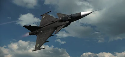 D.....0 - @proba1: Szwedzki Saab JAS-39 Gripen w czarnym też wygląda nieźle, chociaż ...