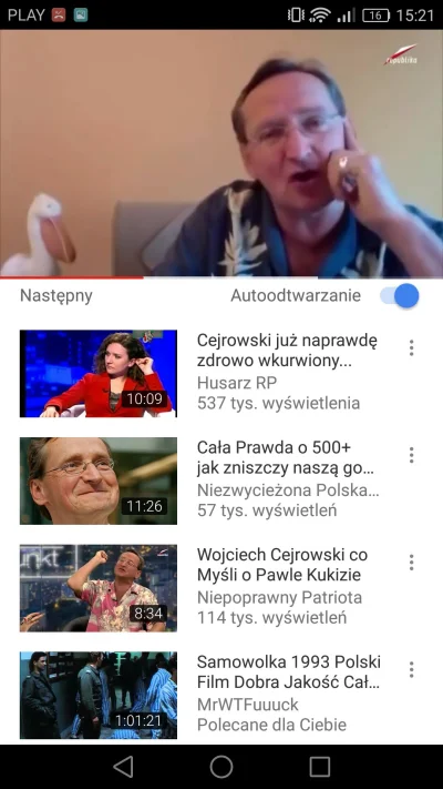 paramedic44 - Kisne z tych kanałów. Jakbym czytał pastę o fanatyku.

Husarz Polski
 N...