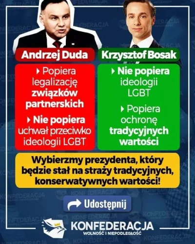 niochland - To uczucie gdy Duda jest większym wolnościowcem niż Bosak xD

Dla niewi...