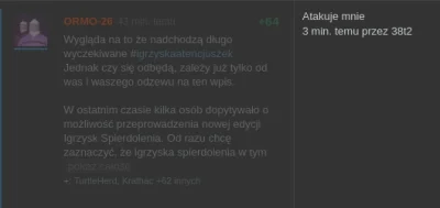 O.....6 - UWAGA. KONIEC IMPREZY. PRZYSZEDŁ MOD Z AUTYZMEM.
38t2 Usunął wpis bez powo...