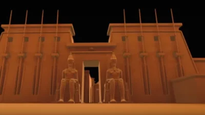 Gorti - W 1981 roku w mieście Achmim egiptolodzy odnaleźli ruiny świątyni z czasów Ra...