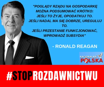 Realna_org - "Poglądy rządu na gospodarkę można podsumować krótko: jeśli to żyje, opo...