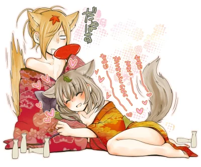 kedzior1916 - #randomanimeshit #binbougamiga #momiji #ichikosakura #kemonomimi #yuri ...