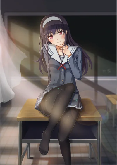 Azur88 - #randomanimeshit #saenaiheroinenosodatekata #kasumigaokautaha #longhair #bla...