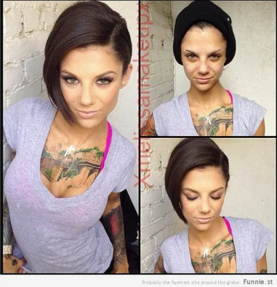 K.....1 - #bonnierotten #ladnapani Gnijąca Bonni bez makijażu :D