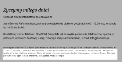 DawPi - Oficjalna stopka maila z eobuwie.pl potwierdzającego zakup.
#heheszki #janus...