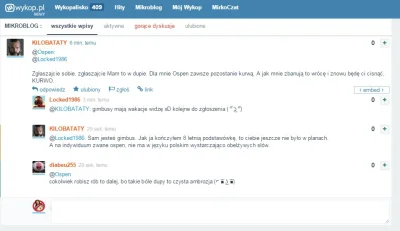 Ospen - @Moderacja: Tutaj kolejny wpis naszego delikwenta, już nieprywatny oczywiście...