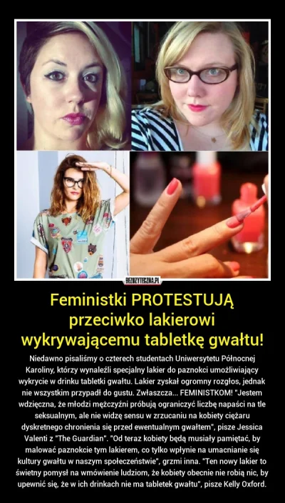 genesis2303 - #feminizm #feminazistki #femilogika #lakier #tabletkagwaltu