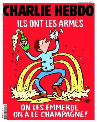 u.....r - Nowa okładka Charlie Hebdo

#zamachwparyzu #charliehebdo #francja