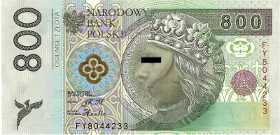 Blaskun - @kate1990: Trzeba było zapłacić banknotem ośmiuset złotowym