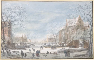 myrmekochoria - Abraham Rademaker (1675–1735) "Śnieg pada na holenderskie miasto".

...