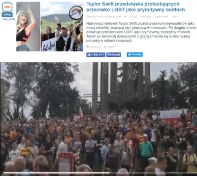 rzep - Przypominam oburzenie #4konserwy gdy Taylor Swift przedstawiła "protestujących...