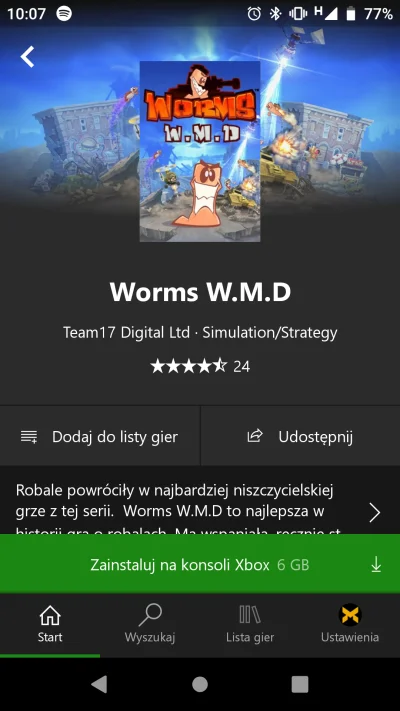 o.....5 - Worms W.M.D. na #xboxone w #xboxgamepass.